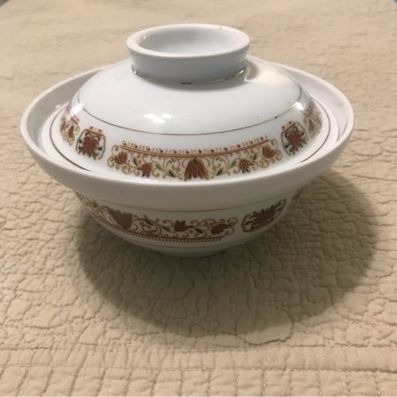 Kitchen Vintage Tatung Footed Rice Bowl With Lid Poshmark
